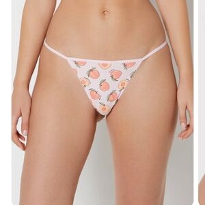 La SENZA Pink Peach Print Panties